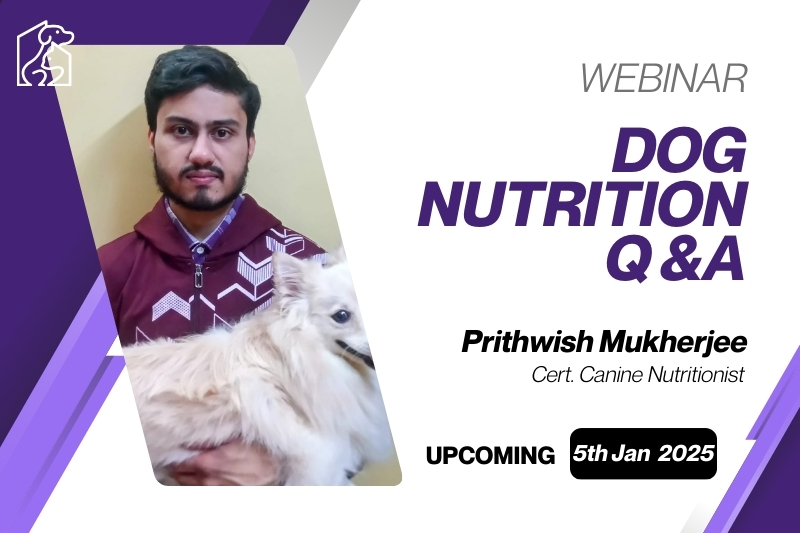 Prithwish Mukherjee webinar dog nutrition