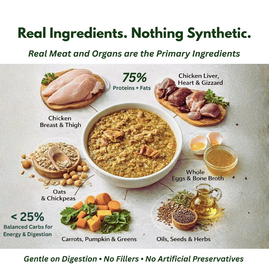 Ayurvedic dog food ingredients