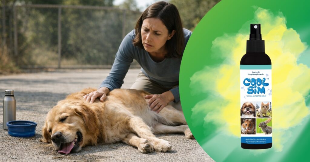 dog heat stress symptoms