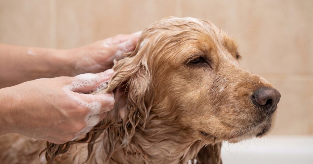 natural dog grooming care