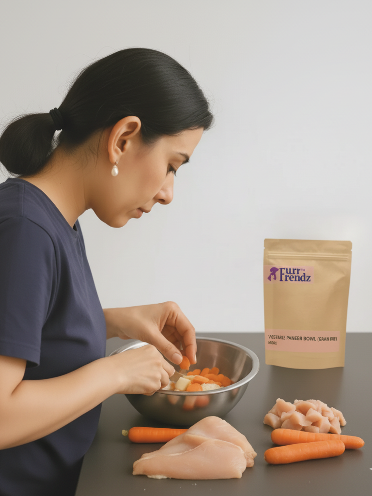 fresh dog meal ingredients