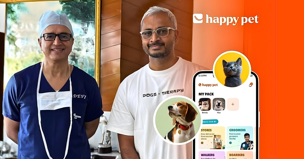 Happy Pet, India’s First Pet Tech Company, Secures Strategic Funding from Dr. Devi Shetty