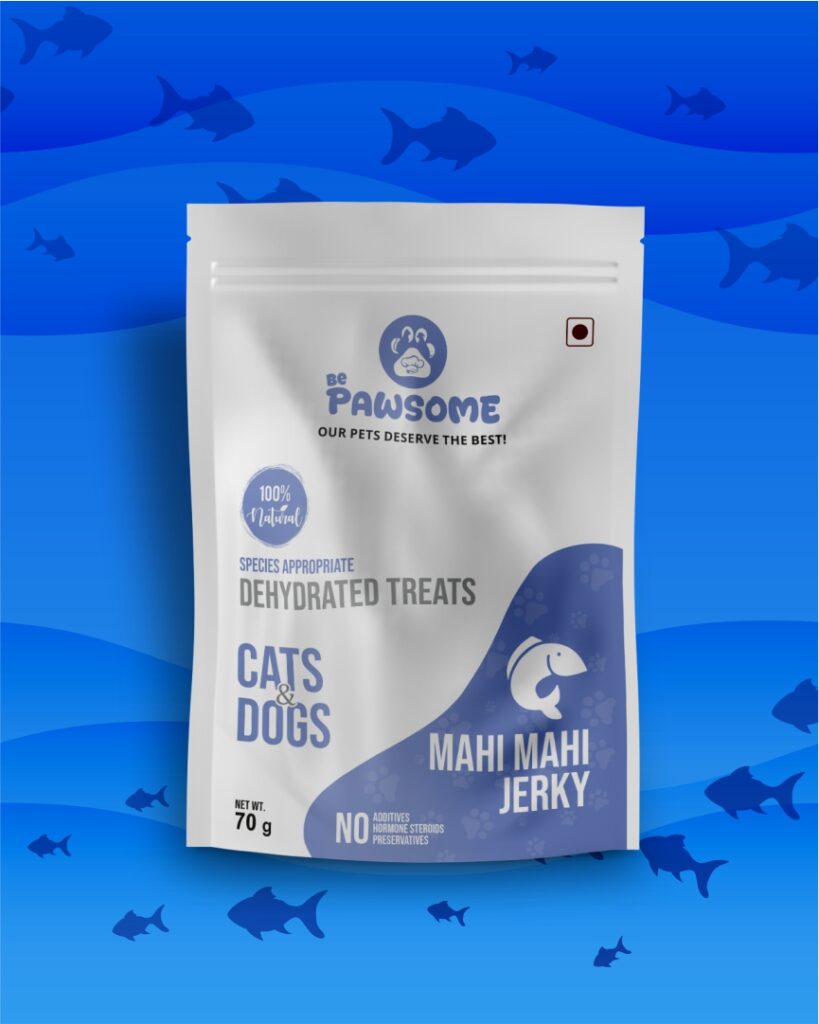 Mahi mahi jerky dogs