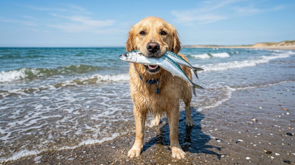 Dehydrated sardines dog treats