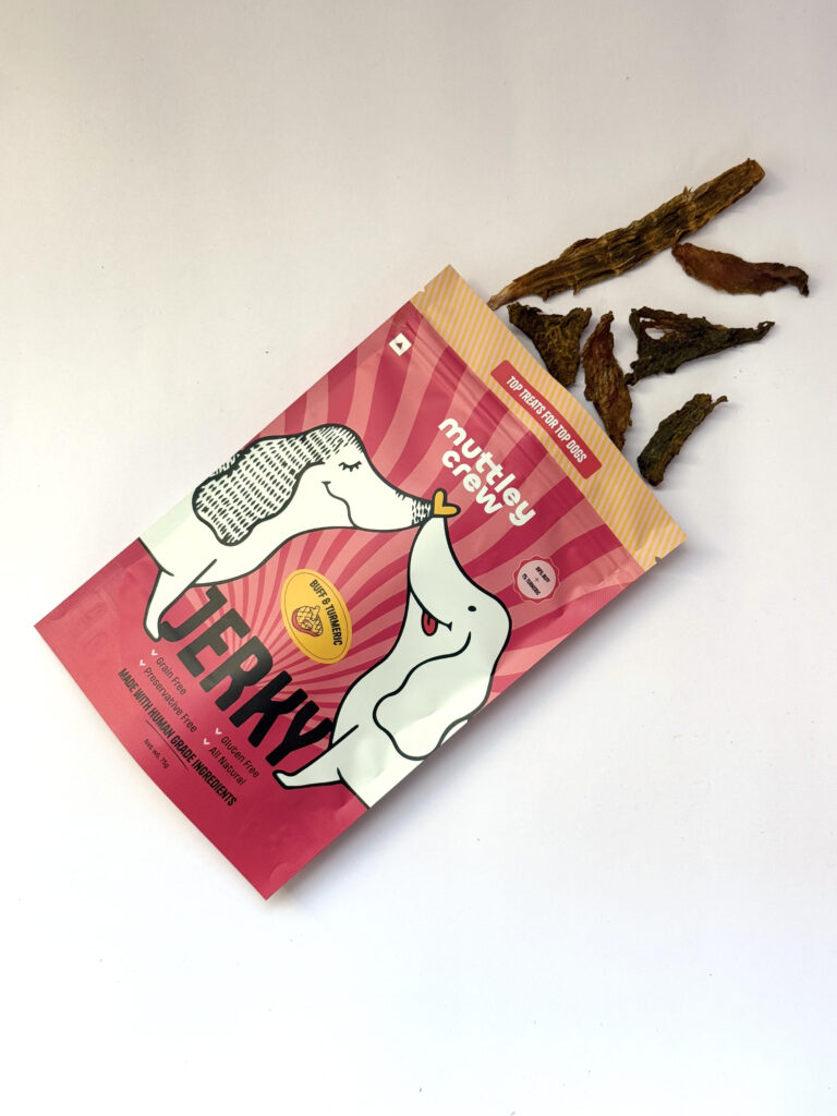 Buff turmeric jerky dog treat