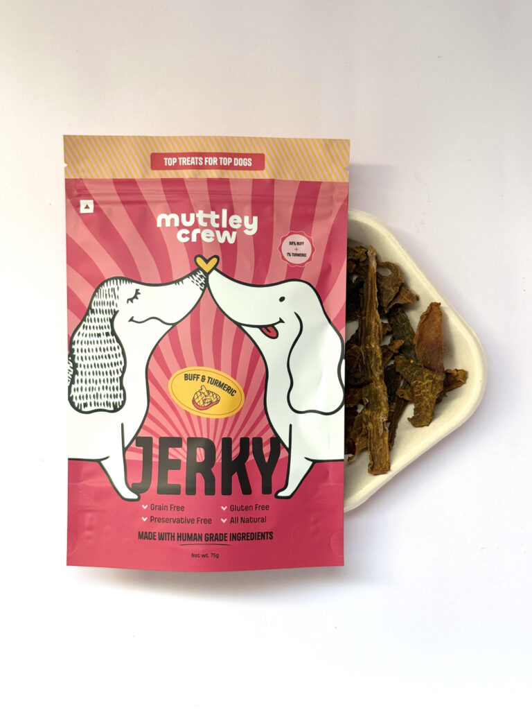 Buff turmeric jerky dog treat