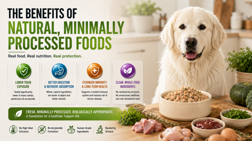 Benefits of Fresh and Minimally Processed Dog Food