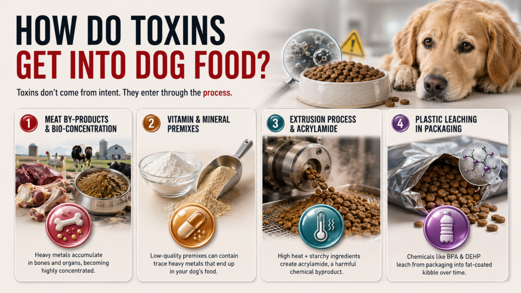 How Heavy Metals Enter Commercial Dog Food