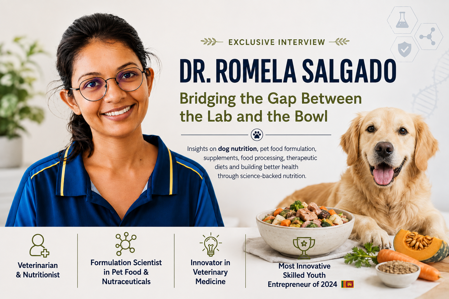 Romela Salgado Veterinarian | Nutritionist | Formulation Scientist in Pet Food & Nutraceuticals